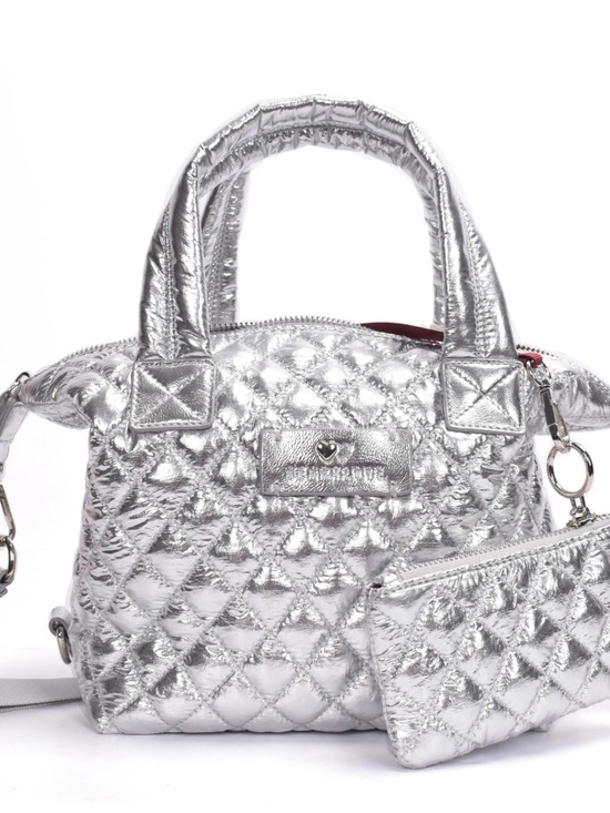 Heartlove Handbags - Heart Love Medium-Sized Plain Women's
Crossbody Bag with Coin Holder NWT silver